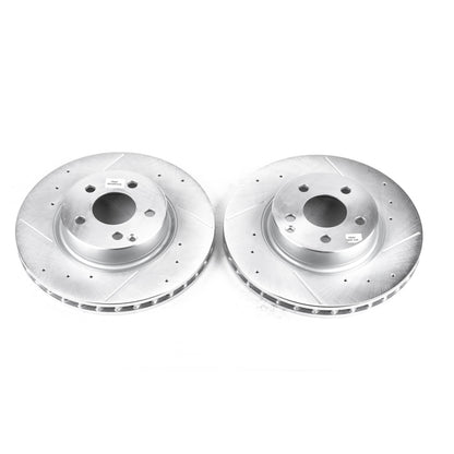 PowerStop Power Stop 2006 Mercedes-Benz E350 Front Evolution Drilled & Slotted Rotors - Pair