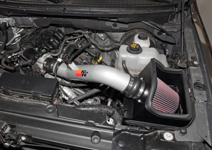K&N Engineering K&N 12-13 Ford F150 3.7L V6 Black High-Flow Performance Intake