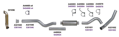Diamond Eye Performance Diamond Eye KIT 4in Catback Single w/ TDP AL 04-05 Chevy/GMC 6.6L Duramax 2500/3500