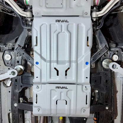 Rival 4x4 Rival 2024-2026 Ford Ranger Ford Ranger Raptor Aluminum Transmission And Cat Converter Skid Plate