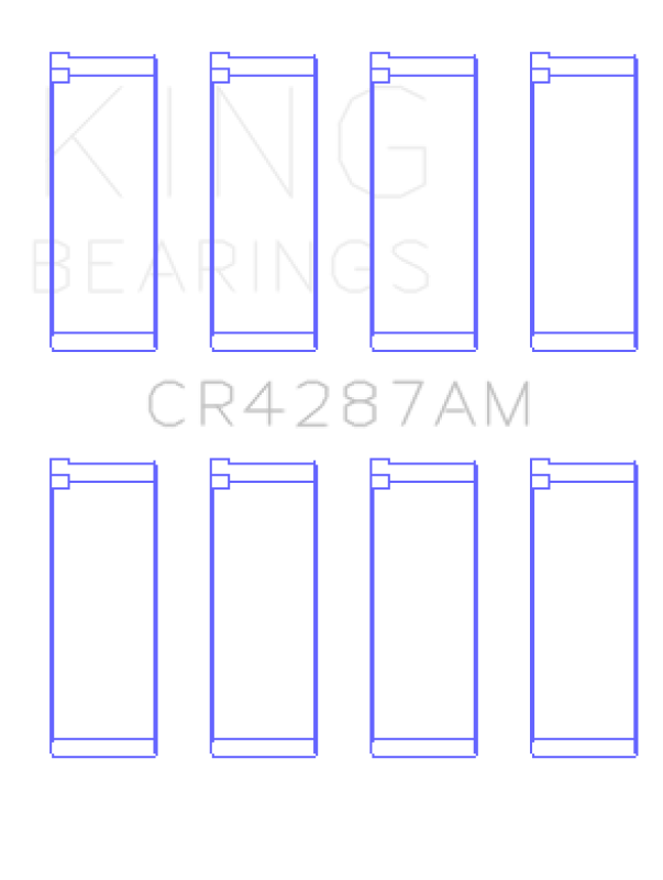 King Engine Bearings Acura B18C1/B18C5 L4 / Honda 110CI  DOHC (Size +0.75) Rod Bearing Set