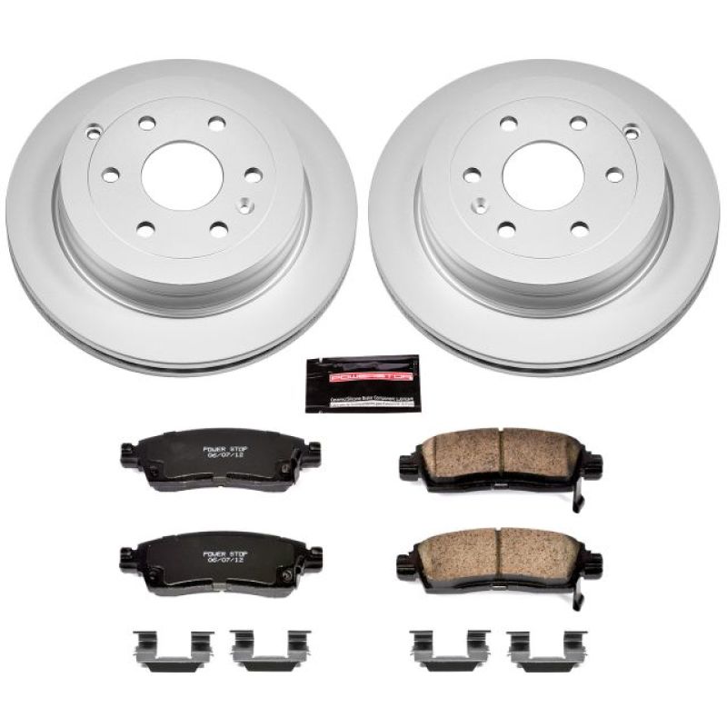 PowerStop Power Stop 08-17 Buick Enclave Rear Z17 Evolution Geomet Coated Brake Kit