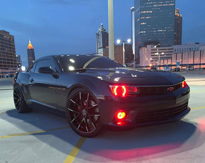 ORACLE Lighting Oracle Chevy Camaro Non-RS 14-15 Halo Kit Round Style - ColorSHIFT w/ Simple Controller