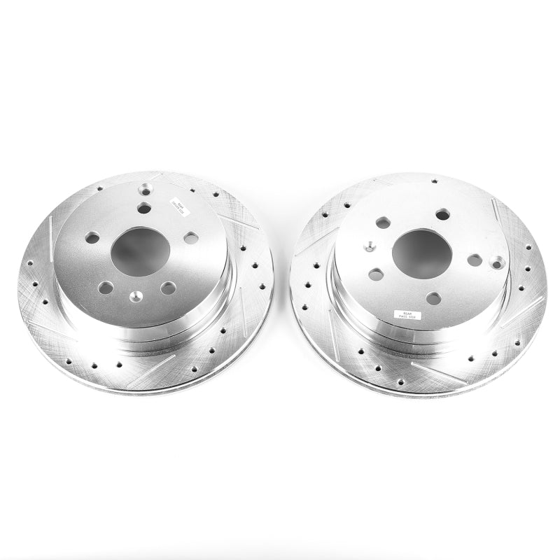 PowerStop Power Stop 10-17 Chevrolet Equinox Rear Evolution Drilled & Slotted Rotors - Pair
