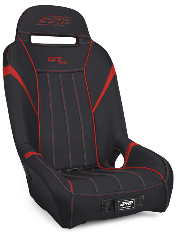 PRP Seats PRP Polaris RZR PRO XP/PRO R/Turbo R GT/S.E. Suspension Seat- Black/Red