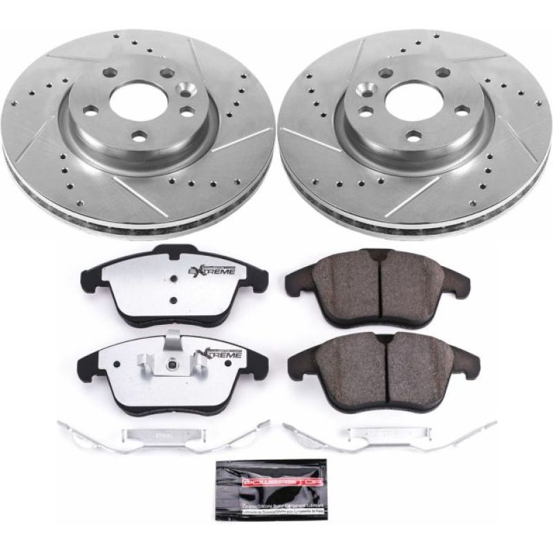 PowerStop Power Stop 15-18 Volvo S60 Front Z36 Truck & Tow Brake Kit