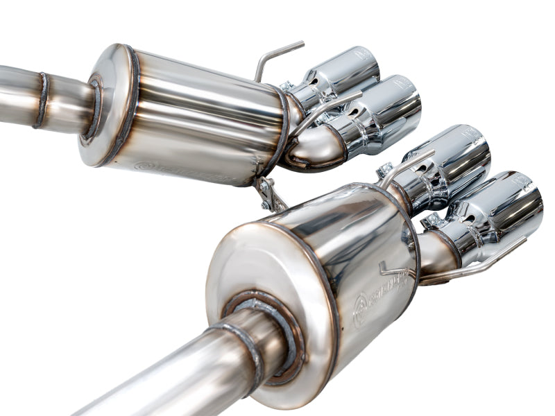 AWE Tuning C6 Chevrolet Corvette Z06/ZR1 Touring Edition Axle-Back Exhaust w/ Chrome Silver Tips