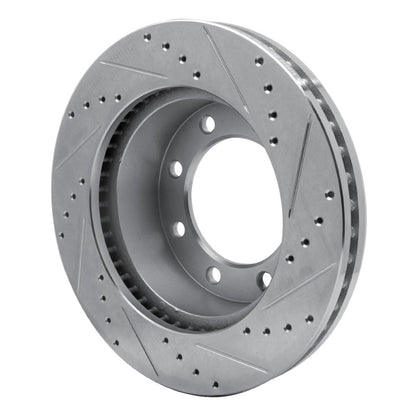 R1 Concepts R1 05-12 Ford F-250 4WD (Super Duty) Front Left Drilled & Slotted Silver Brake Rotor