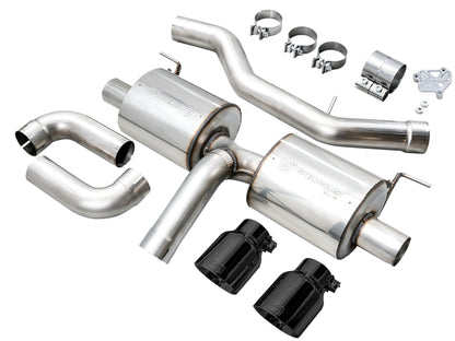AWE Tuning AWE 19-23 BMW 330i / 21-23 BMW 430i Base G2X Touring (Excl. Conv) Axle-Back Exhaust - Diamond Black