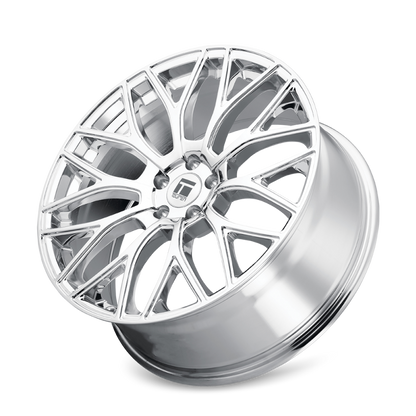 Touren 3276 TR76 18x8 / 5x112 BP / 35mm Offset / 66.56mm Hub Chrome Wheel