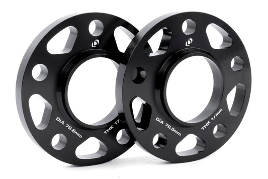 Dinan Wheel Spacers - 5x120 - 72.6mm CB - 17mm Thick (Set of 2)