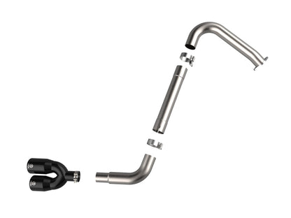 aFe Takeda Axle-Back Exhaust System Hyundai Elantra N Line 21-25 L4-1.6L- Black Tip