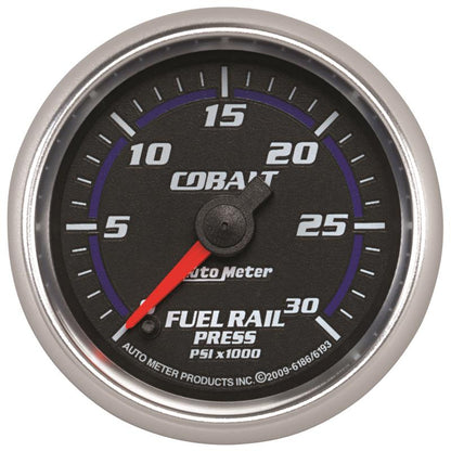Autometer Cobalt 52mm 0-30,000 PSI F/S Electronic Diesel Fuel Rail Pressure Gauge (Cummins 5.9L)
