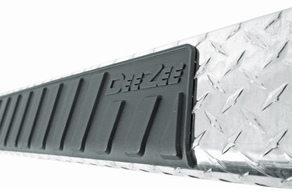 Dee Zee Universal Tubes - 6In Oval - Brite Tread Aluminum (RegCab)