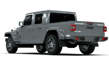 Rally Armor 19-25 Jeep JT Gladiator (Mojave/Rubicon) Black Mud Flap w/Army Green Logo