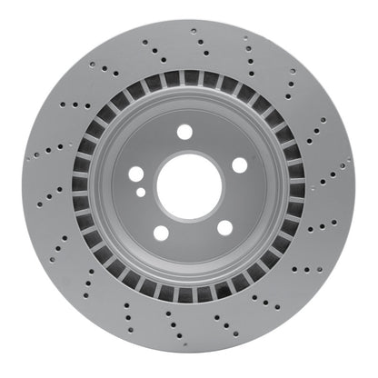 DFC 10-14 Mercedes-Benz CL550 Rear Drilled GeoSPEC Coated Rotor