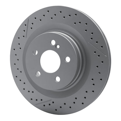 DFC 08-15 Mercedes-Benz C63 AMG Rear Drilled GeoSPEC Coated Rotor and Slotted