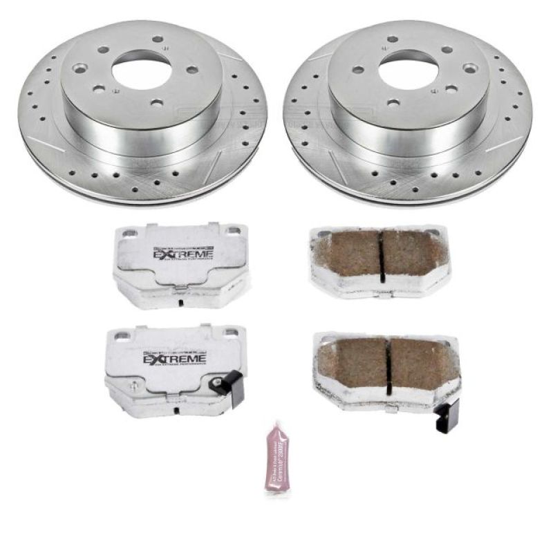 PowerStop Power Stop 89-96 Nissan 300ZX Rear Z26 Street Warrior Brake Kit
