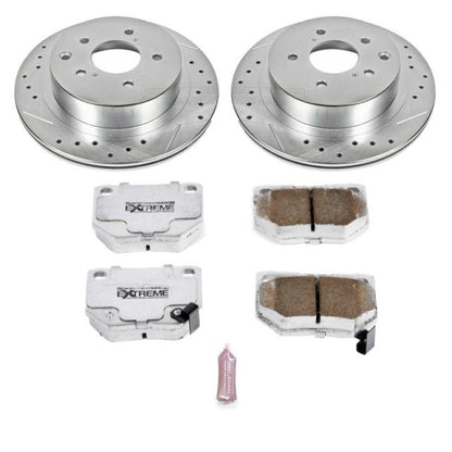 PowerStop Power Stop 89-96 Nissan 300ZX Rear Z26 Street Warrior Brake Kit