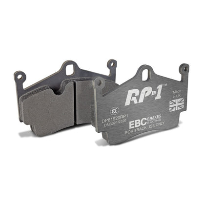 EBC Racing 12-16 Porsche Boxster (Cast Iron Disc Only) RP-1 Race Rear Brake Pads