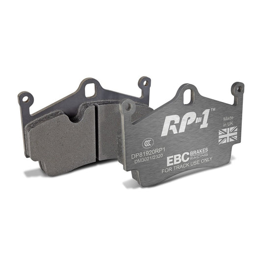 EBC Racing 12-16 Porsche Boxster (Cast Iron Disc Only) RP-1 Race Rear Brake Pads
