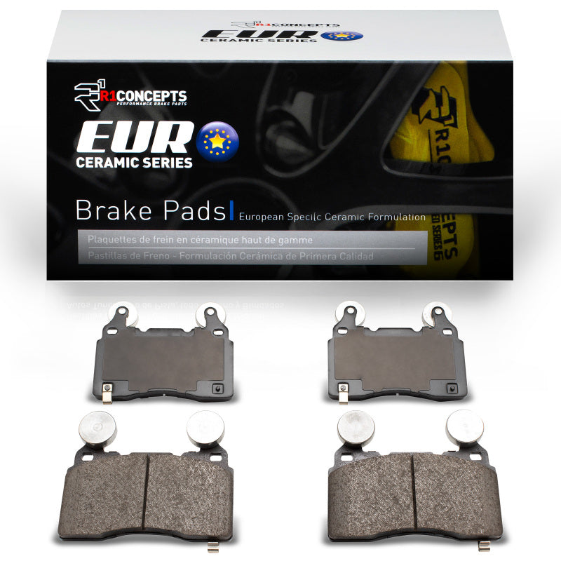 R1 Concepts R1 10-15 Chevrolet Camaro Front Euro Ceramic Brake Pads