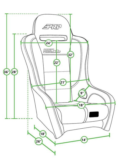 PRP Seats PRP Podium Elite Suspension Seat
