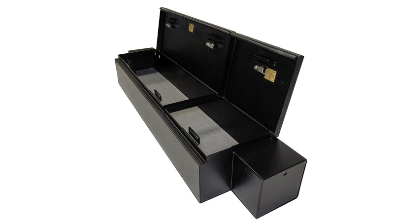 Tuffy Products Tuffy Underseat Lockbox W/ Key Lock For Ram Trucks Crew Cab