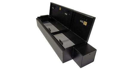 Tuffy Products Tuffy Underseat Lockbox W/ Key Lock For Ram Trucks Crew Cab
