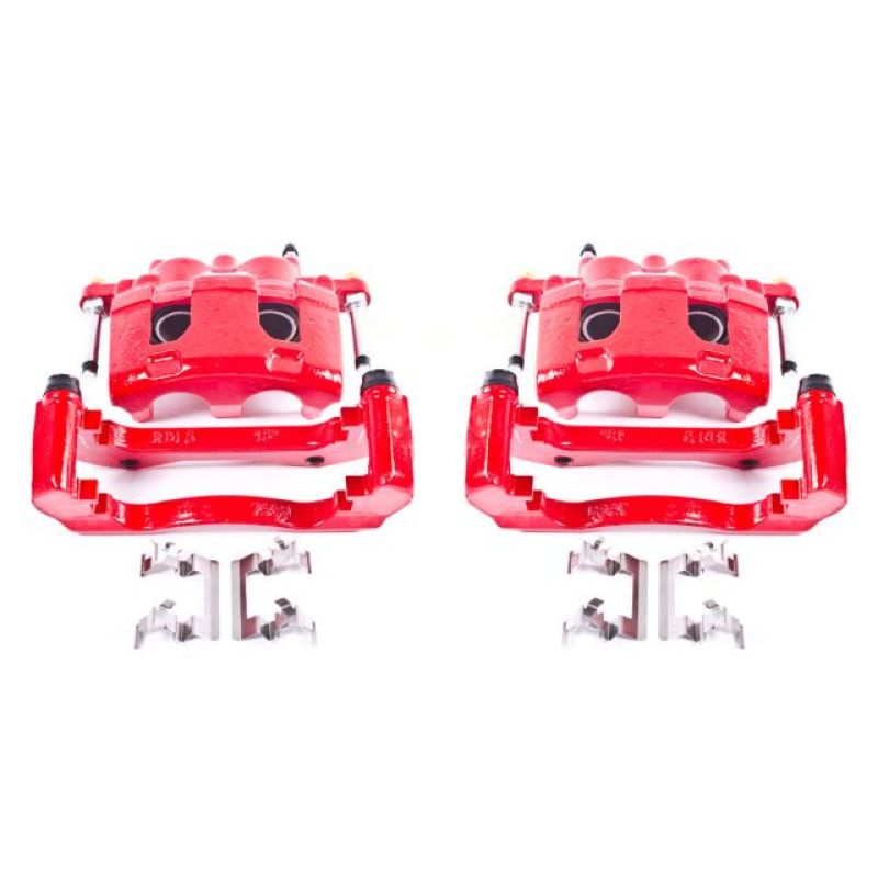 PowerStop Power Stop 06-11 Buick Lucerne Front Red Calipers w/Brackets - Pair