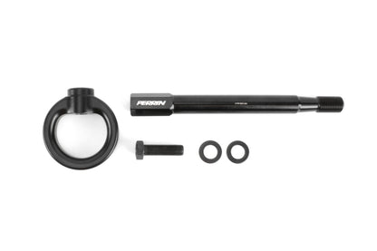 Perrin Performance PERRIN 08-14 Subaru WRX & STI / 08-11 Impreza / 05-09 Legacy Tow Hook Kit (Front) - Flat Black