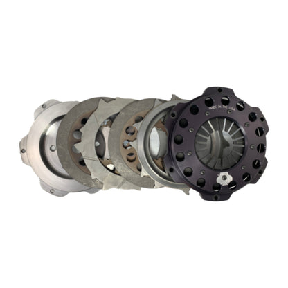 McLeod Racing McLeod Mini Mag 7.25 Twin Disc 97-13 GM LS-X 6 Bolt Crank w/Aluminum Flywheel(168T 1-1/8 x 26)