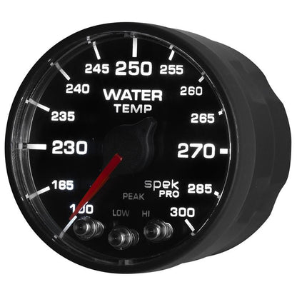 Autometer Spek-Pro - Nascar 2-1/16in Water Temp 100- 300F Bfb Ecu