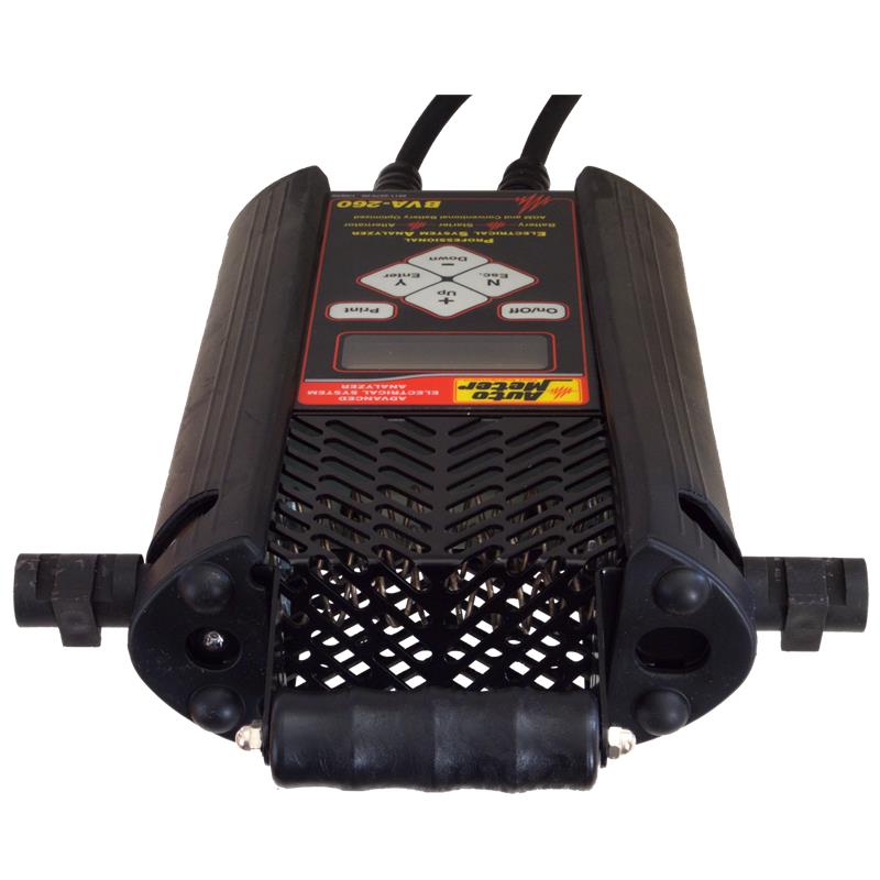 Autometer Handheld Electrical System Analyzer w/120 Amp Load for 6V/12V App w/ PR12 Printer Kit/Case