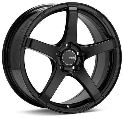 Enkei Kojin 18x8.5 50mm Offset 5x114.3 Bolt Pattern 72.6mm Bore Dia Matte Black Wheel