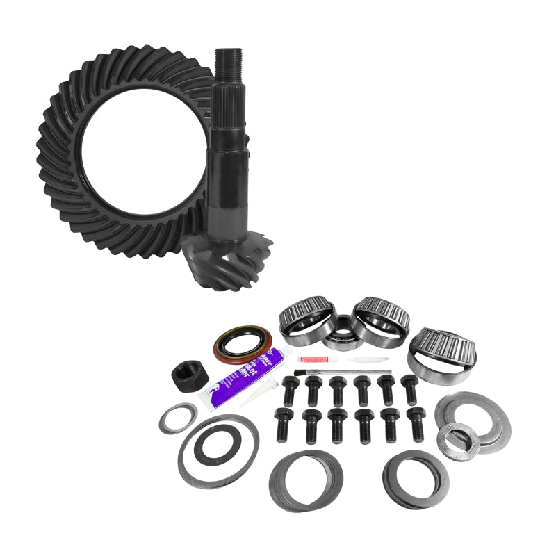 Yukon Gear & Axle Yukon Gear 11.25in Dana 80 4.88 Rear Ring & Pinion Install Kit 4.125in OD Head Bearing