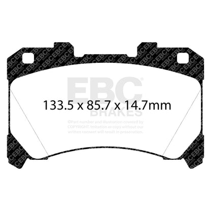 EBC Racing 2023+ Toyota GR Corolla RP-X Front Brake Pads