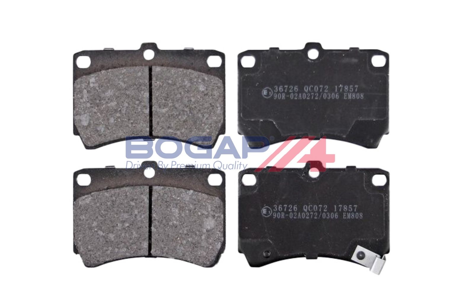 BOGAP Y8210277 Brake Pad Set, Disc Brake