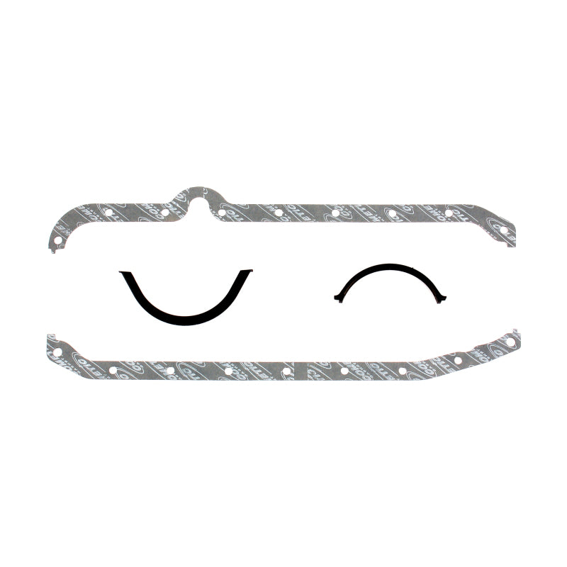 Cometic Gasket Cometic Chevy Gen1 Small Block V8 .094in Fiber Oil Pan Gskt Kit-Right Side Dipstick-Thick Front Seal