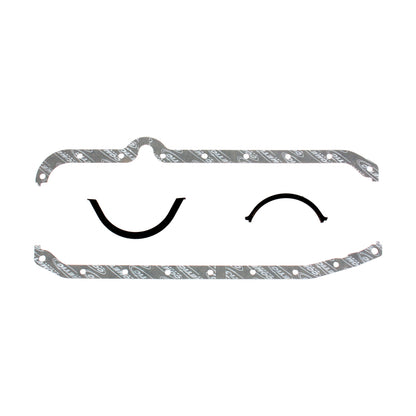 Cometic Gasket Cometic Chevy Gen1 Small Block V8 .094in Fiber Oil Pan Gskt Kit-Right Side Dipstick-Thick Front Seal