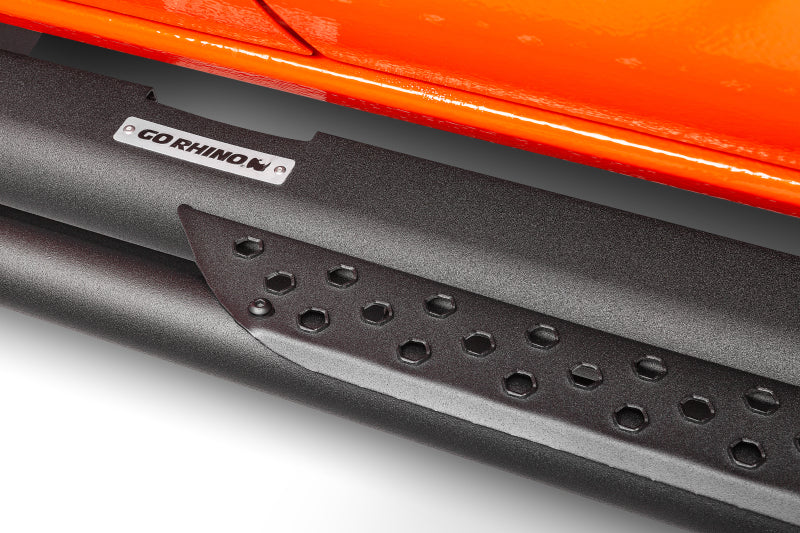 Go Rhino Dominator Xtreme DT Side Steps - Tex Blk - 87in. (Boards ONLY/Brackets Req.)
