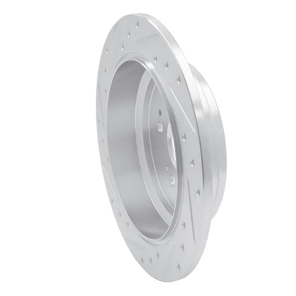 R1 Concepts R1 05-10 Honda Odyssey Rear Right Drilled & Slotted Silver Brake Rotor