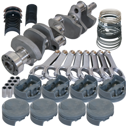 Eagle Chevy 502 4.250in Crank 6.385in H-Beam -3cc Flat Top 4.560in Pistons Rotating Assembly