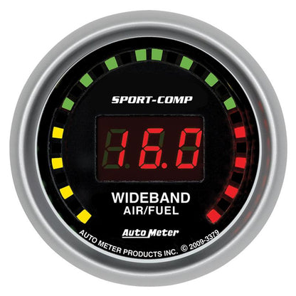 Autometer Sport-Comp 2-5/8in Wideband Air/Fuel Ratio Analog 8:1-18:1 AFR