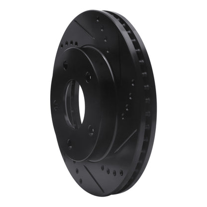 R1 Concepts R1 79-98 Buick Riviera Rear/Front Right Drilled & Slotted Black Brake Rotor