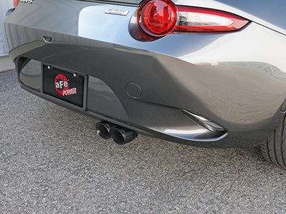 aFe Takeda 2-1/2in 304 SS Axle-Back Exhaust w/ Polished Tip 16-19 Mazda Miata L4 2.0L