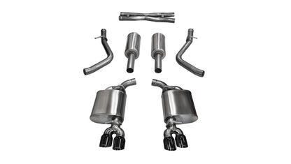 CORSA Performance Corsa 2015-2017 Dodge Challenger Sport Cat-Back Dual Rear Exit with Twin 3.5in Black Pro-Series