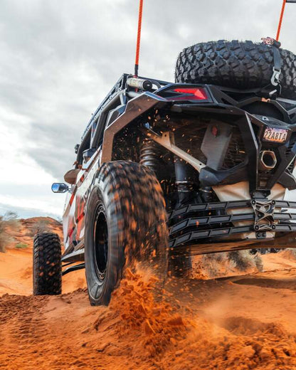 Elektric Off Road Elektric Offroad 2017+ Can Am Maverick X3 Volt Billet Radius Rods Anodized Clear (RS 72In Model)