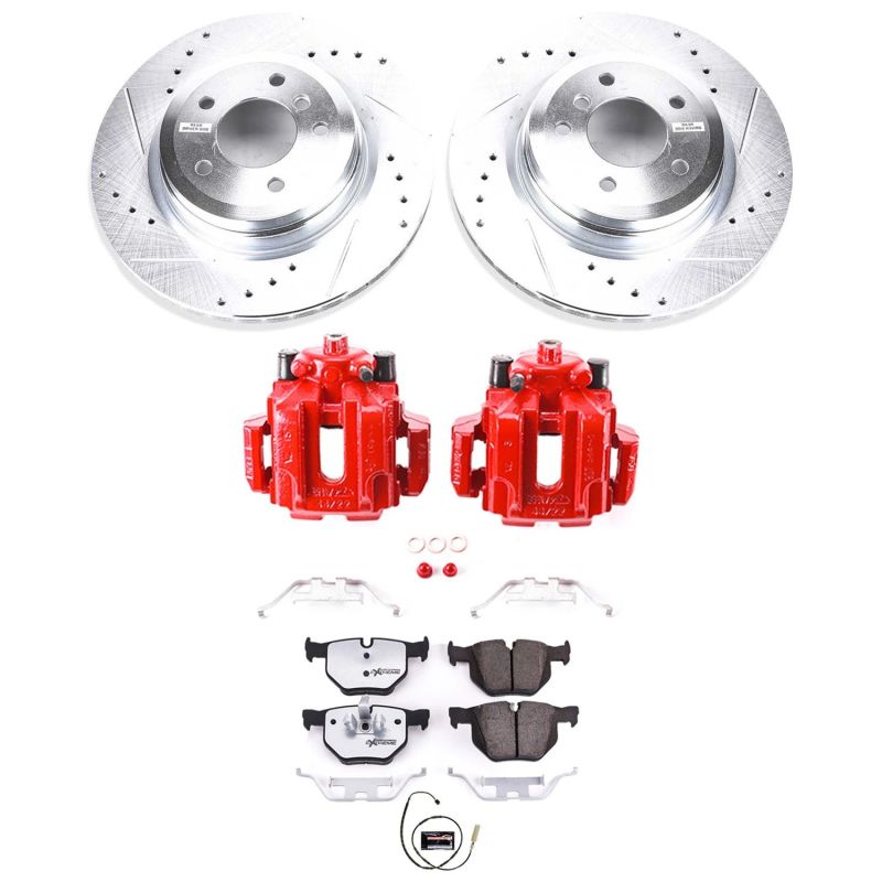 PowerStop Power Stop 11-13 BMW 335i Rear Z26 Street Warrior Brake Kit w/Calipers