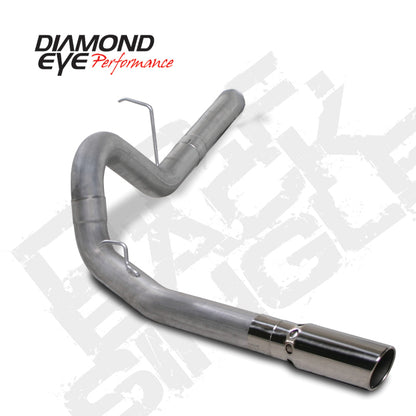 Diamond Eye Performance Diamond Eye KIT 4in DPF-BACK Single AL: 11-12 CHEVY 6.6L 2500/350